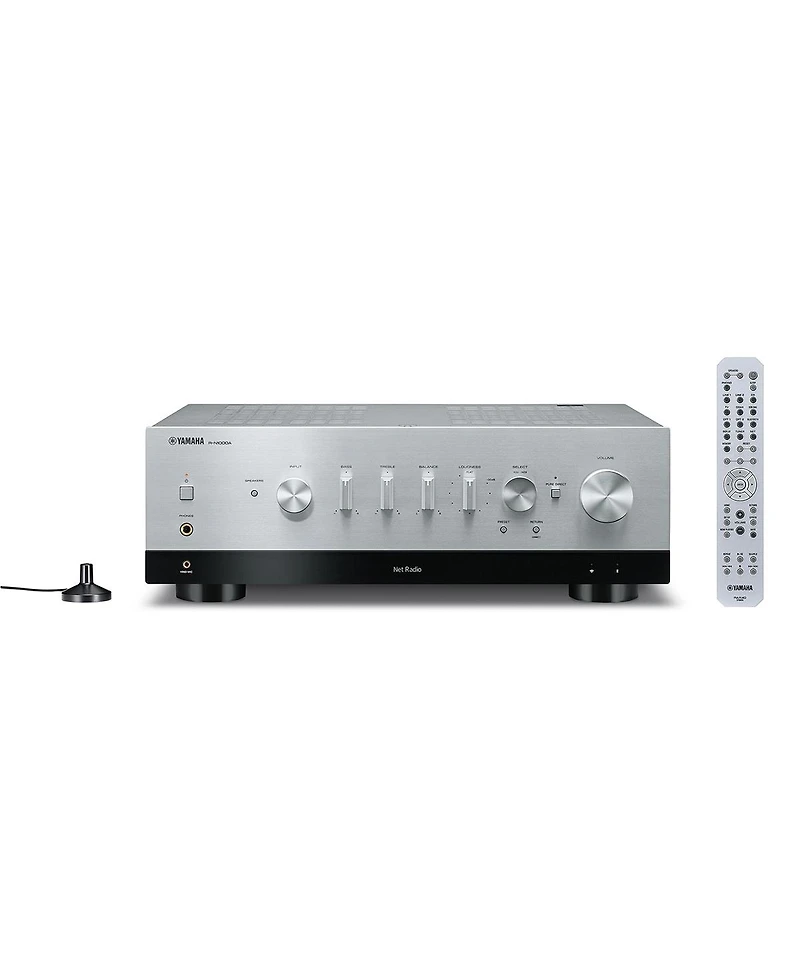 Yamaha R-N1000A Stereo Network Receiver with AudioQuest Sky Hdmi Cable Bundle