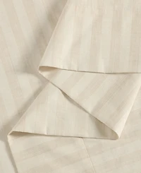 Tommy Bahama Home Coastline Micro Stripe 100% Cotton 4-Piece Sheet Set