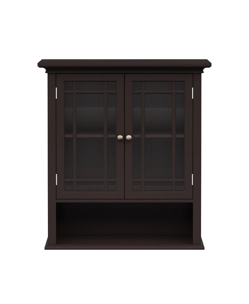 Teamson Home Neal Removable Wall Cabinet with 2 Doors and 1 Shelf