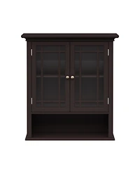 Teamson Home Neal Removable Wall Cabinet with 2 Doors and 1 Shelf