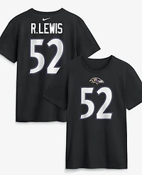 Nike Men's Baltimore Ravens Ray Lewis Crewneck Cotton T-Shirt