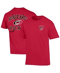 Champion Men's Red Carolina Hurricanes Stick With It Jersey T-Shirt