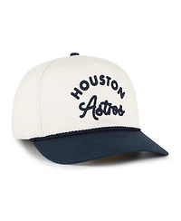 '47 Brand Men's and Women's Natural/Navy Houston Astros Rope Script Hitch Adjustable Hat