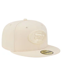 New Era Men's Cream San Francisco 49ers Color Pack 59FIFTY Fitted Hat