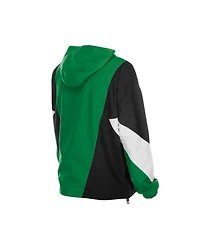 New Era Men's Kelly Green Philadelphia Eagles Quarter-Zip Windbreaker Jacket