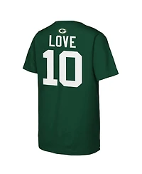 Outerstuff Boys' and Girls' Green Bay Packers Jordan Love Name Number T-Shirt