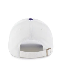 '47 Brand Men's White/Purple Minnesota Vikings Pique Patch Clean Up Adjustable Hat