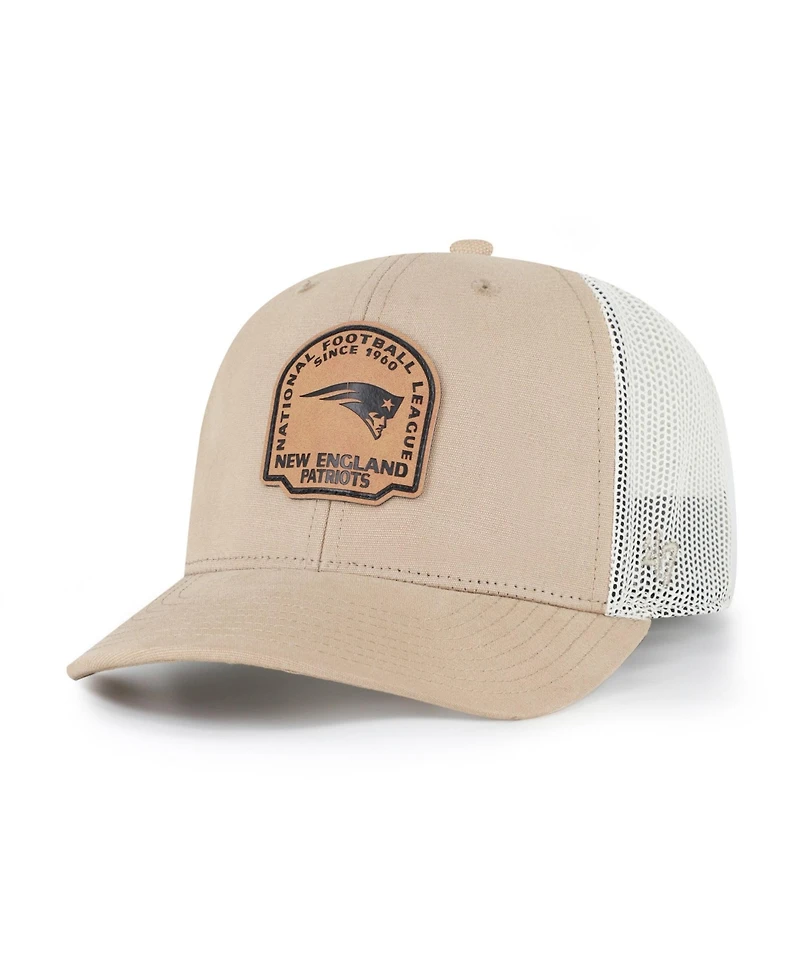 '47 Brand Men's New England Patriots Bonehide Trucker Adjustable Hat