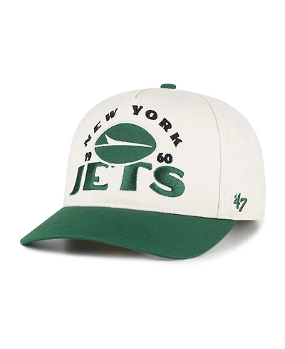 '47 Brand Men's Natural New York Jets Arcitext Hitch Adjustable Hat