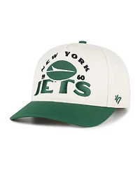 '47 Brand Men's Natural New York Jets Arcitext Hitch Adjustable Hat