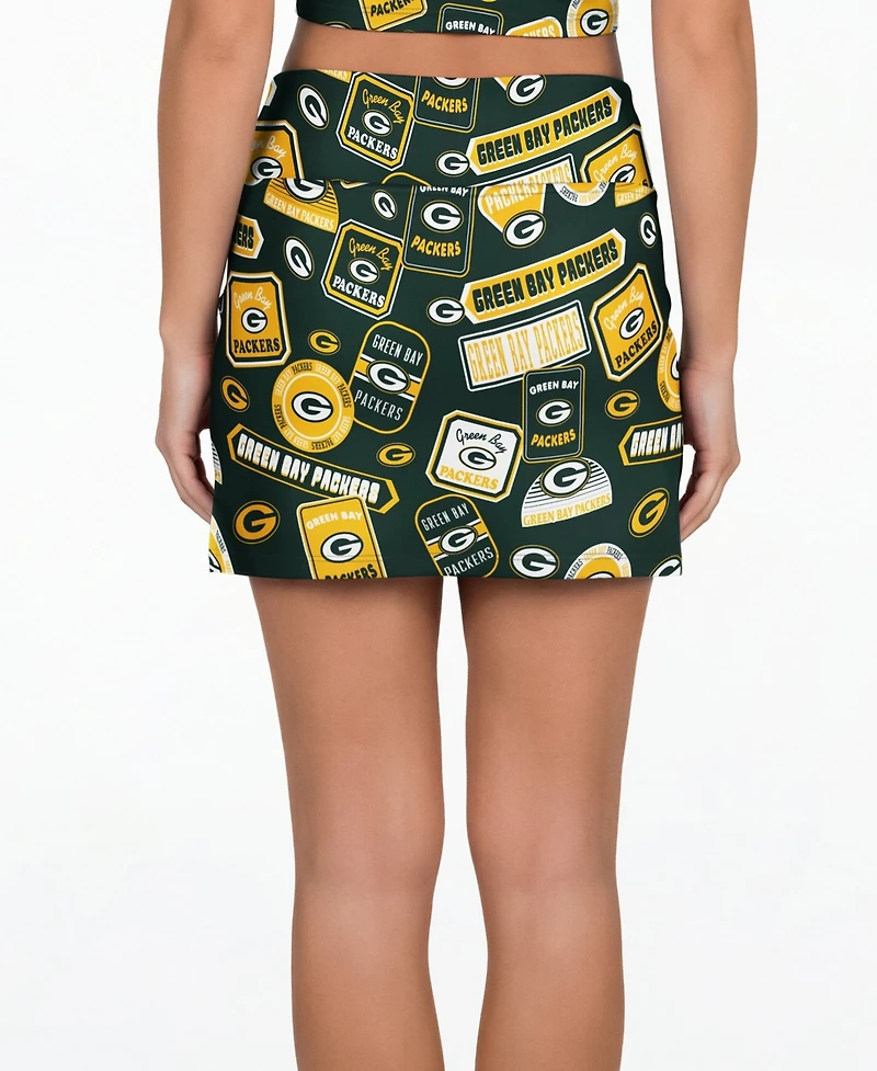 Concepts Sport Women's Hunter Green Bay Packers Grady Sleep Skort