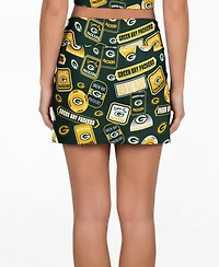 Concepts Sport Women's Hunter Green Bay Packers Grady Sleep Skort