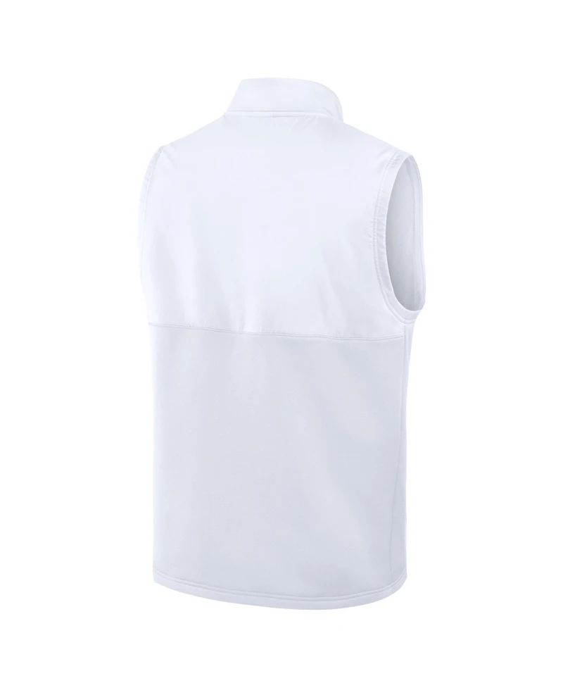 Nike Men's White Clemson Tigers Primetime Victory Therma-fit Full-Zip Vest