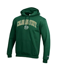 Champion Men's Colorado State Rams Arch Over Logo Fleece-Lined Long-Sleeve Pullover Hoodie