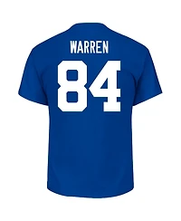Fanatics Men's Tyler Warren Indianapolis Colts #84 Classic-Fit T-Shirt