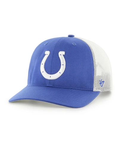 '47 Brand Big Boys and Girls Indianapolis Colts Structured Cotton Twill Trucker Hat