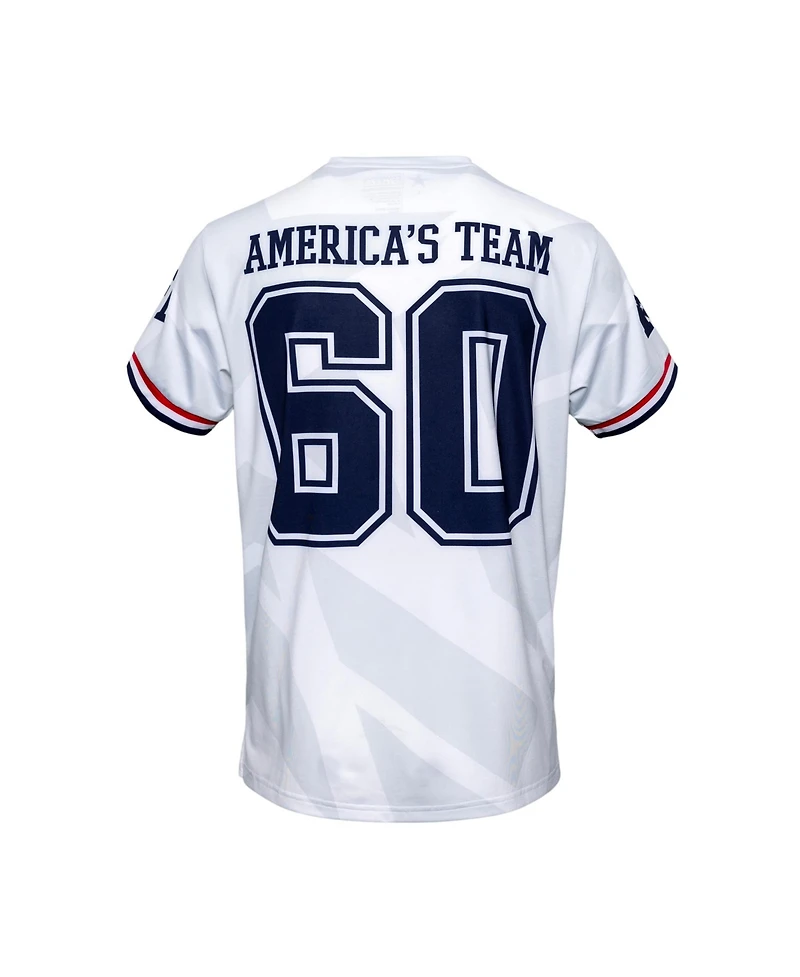Dallas Cowboys Merchandise Boys' & Girls' 4-16 America's Team Fashion Soccer Top Crewneck Embroidered Applique Graphics T-Shirt