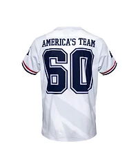 Dallas Cowboys Merchandise Boys' & Girls' 4-16 America's Team Fashion Soccer Top Crewneck Embroidered Applique Graphics T-Shirt