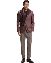 Boss by Hugo Men's Wool-Silk Regular-Fit Single-Breasted Blazer