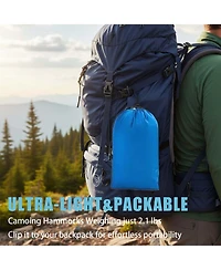 Piscifun Heavy Duty Portable Camping Hammock With Tree Straps For Outdoor Hiking Travel Relaxation