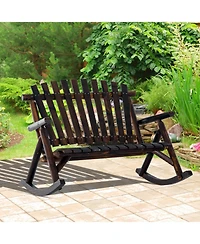 Slickblue Outdoor Patio Rocking Chairs with Comfortable Seating