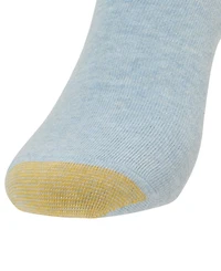 Gold Toe Women's Turn Cuff Convertible Reinforced-Toe Crew Socks, 6-Pack