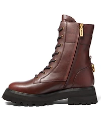 Michael Kors Women's Caleb Lug Zipper Booties