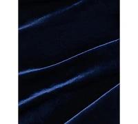Xscape Women's Off-The-Shoulder Ruffle Velvet Dress