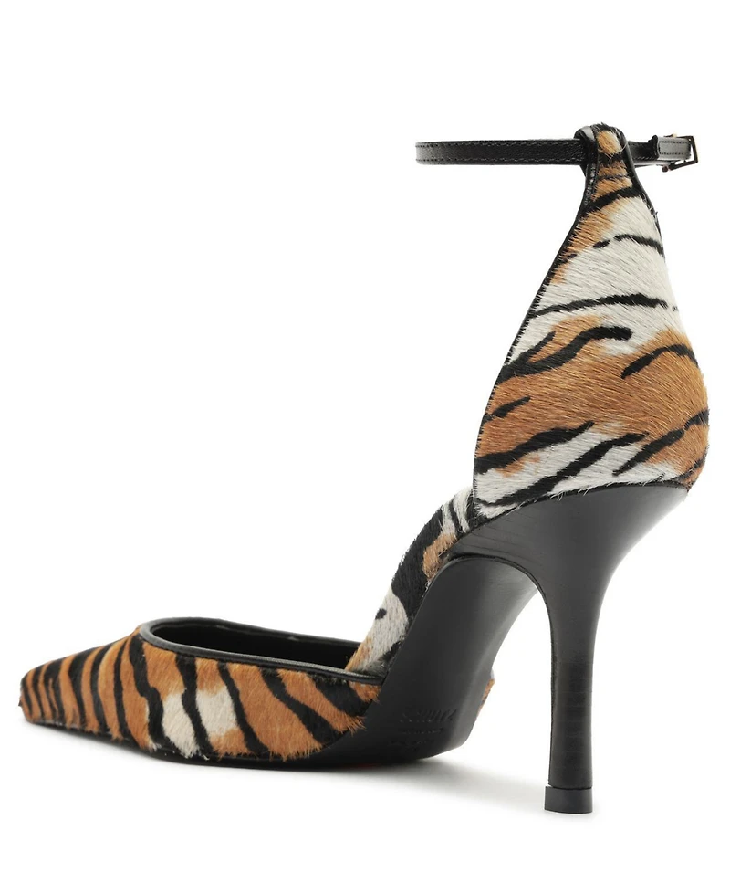 Schutz Women's Jenny Ankle Strap Pointed Toe Pumps