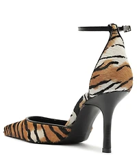 Schutz Women's Jenny Ankle Strap Pointed Toe Pumps