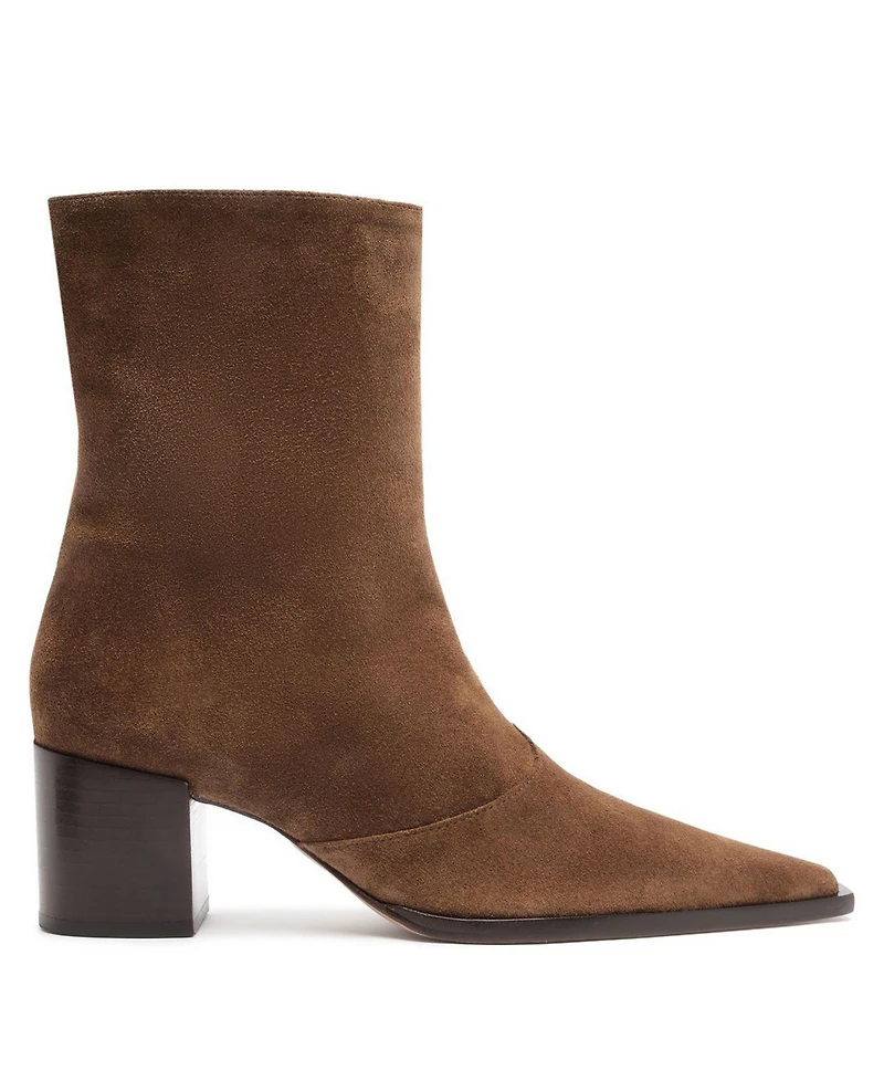 Schutz Women's Raffaela Mid Block Heel Dress Booties
