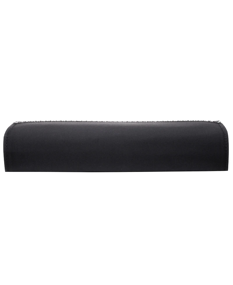 Nina Aurella Crystal Trim Small Flap Clutch Handbag
