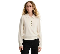 Barbour Women's Wynn Merino Wool Polo Sweater