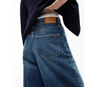 Tommy Hilfiger Women's Indie High-Rise Wide-Leg Jeans