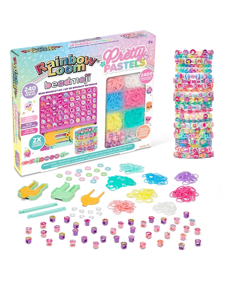 Rainbow Loom Beadmoji: Bead Bracelet Kit - Pretty Pastels