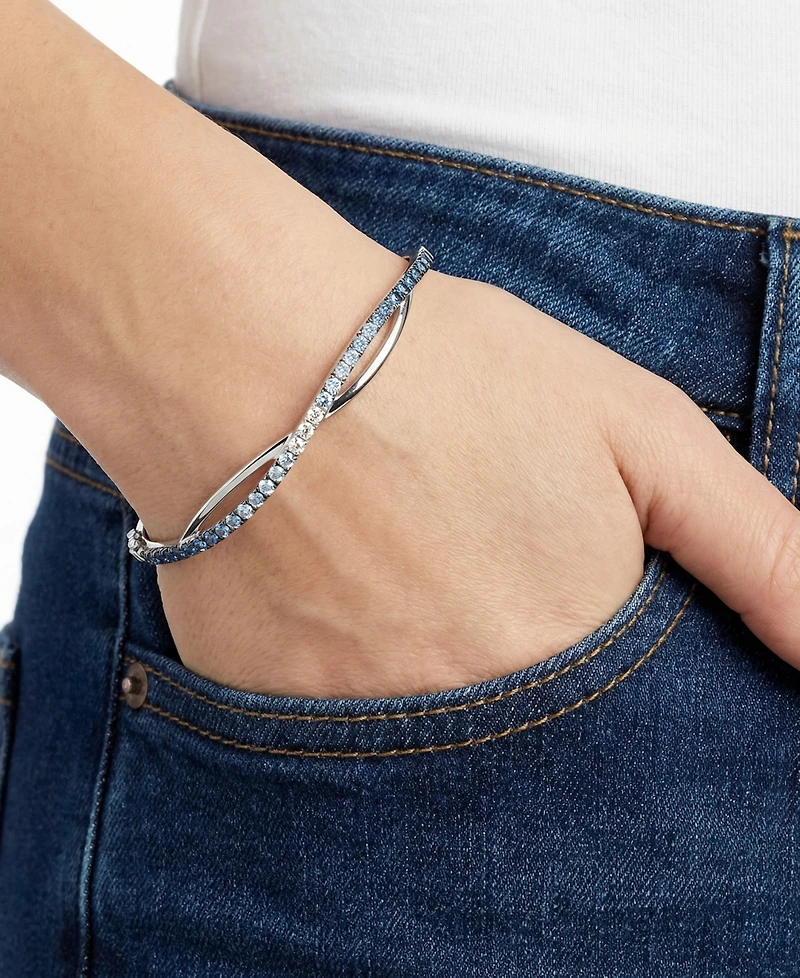 Le Vian Sapphire Ombre (1.57 ct. t.w.) & White Sapphire (0.19 ct. t.w.) Bracelet in 14k Vanilla Gold