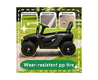 Yobtop 24V Kids Ride-On Utv with 2.4G Parental Remote Control, 160W Dual Motor, Ages 3-5