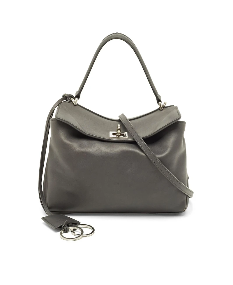 Pre-Owned Balenciaga Rodeo Mini Leather Top Handle Satchel Bag