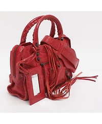 Pre-Owned Balenciaga Leather Motorcycle City Mini Tote