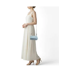 Pre-Owned Bottega Veneta Women's Intrecciato Leather Chain Crossbody Bag