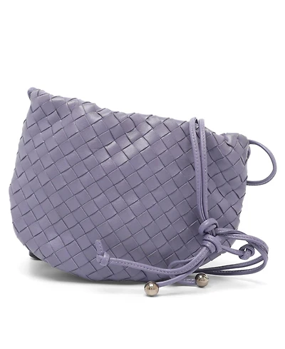 Pre-Owned Bottega Veneta Women's Mini Bulb Intrecciato Leather Hobo Bag