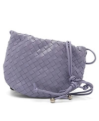 Pre-Owned Bottega Veneta Women's Mini Bulb Intrecciato Leather Hobo Bag