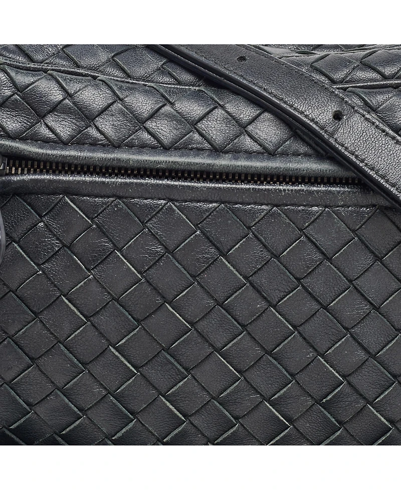 Pre-Owned Bottega Veneta Women's Intrecciato Woven Leather Crossbody Bag