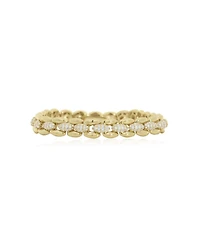 The Lovery Cz Interlocking Bracelet 14K Gold-Plated Sterling Silver
