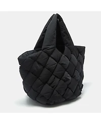 Pre-Owned Bottega Veneta Padded Cassette Intrecciato Nylon Tote