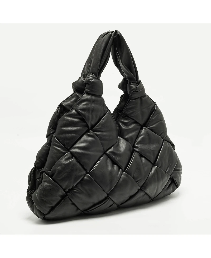 Pre-Owned Bottega Women's Veneta Leather Shoulder Bag