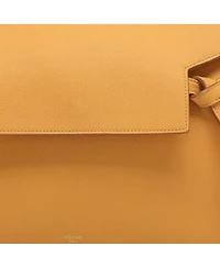 Pre-Owned Celine Women's Belt Bag Leather Top Handle Satchel