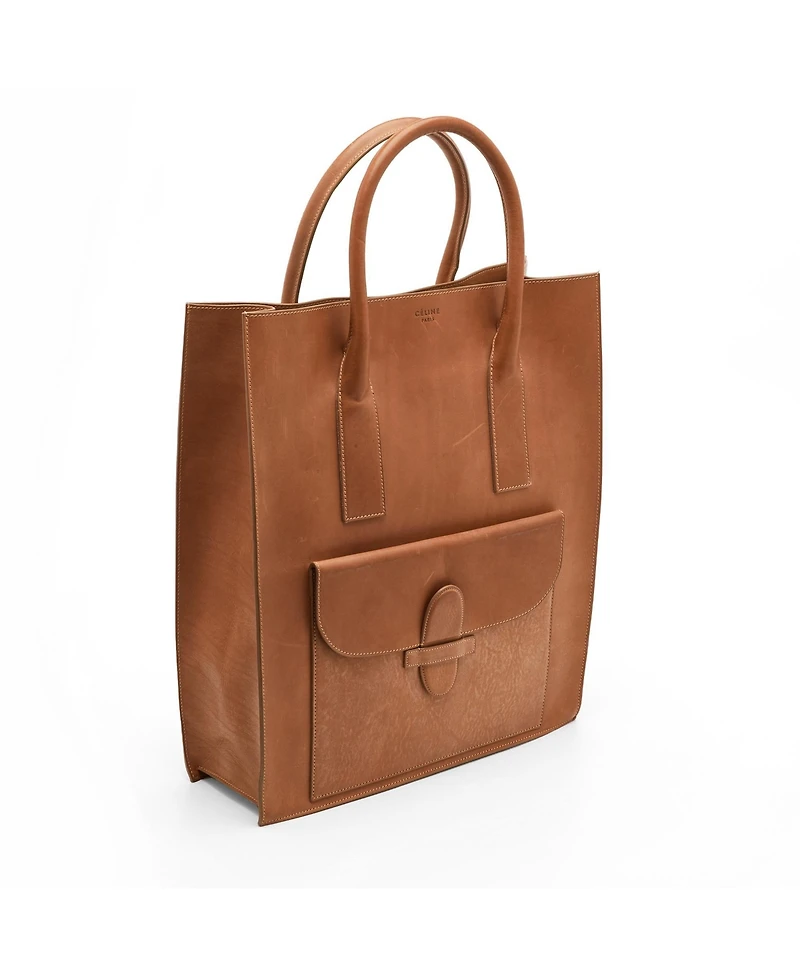Pre-Owned Celine Women's Linda Leather Shopper Tote Bag