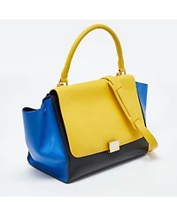 Pre-Owned Celine women's Small Phantom Luggage Tote in Royal Leather