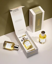 LoveryPlus Cardamom + Sandalwood Perfume Gift Set - 3.4fl oz Womens Fragrance with Travel Size Mini Perfume and Free Gift Sample